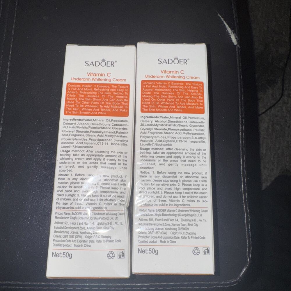 (2 ct) Sadoer Vitamin C 3 IN 1 Whitening Cream 50g each - Picture 2 of 2